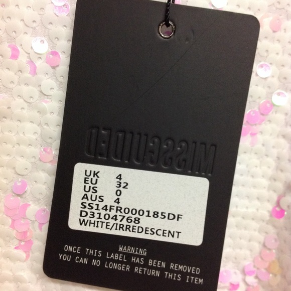 🎁NWT Misguided Pink Irredescent Sheath Dress 2 - Picture 3 of 5